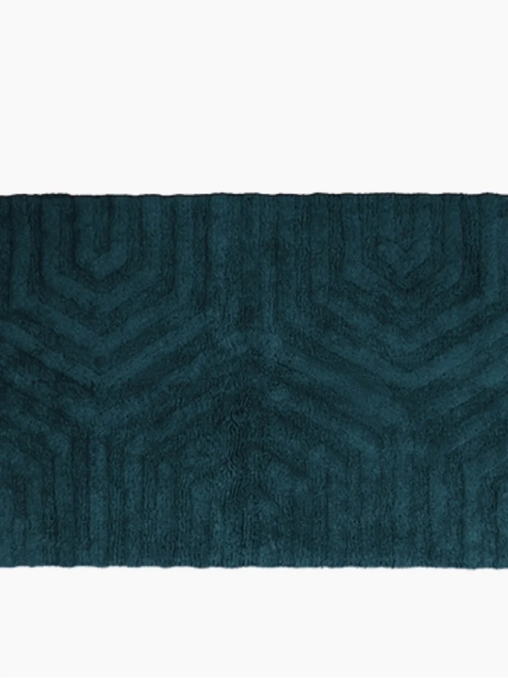 Hythe Bathroom Bath Rug deep FABFITFUN emerald earthy green Plush Accent mat NWT